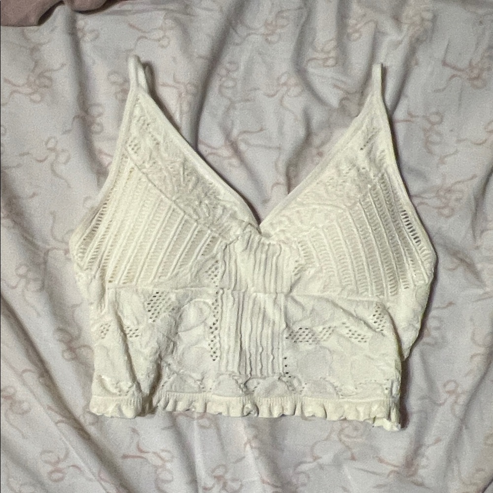 White lace top boot barn